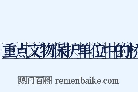 重点文物保护单位中的桥是什么意思的图片